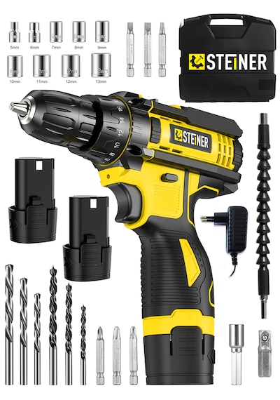Steiner AR-128VF Li-ion S Çift Akülü Şarjlı Vidalama
