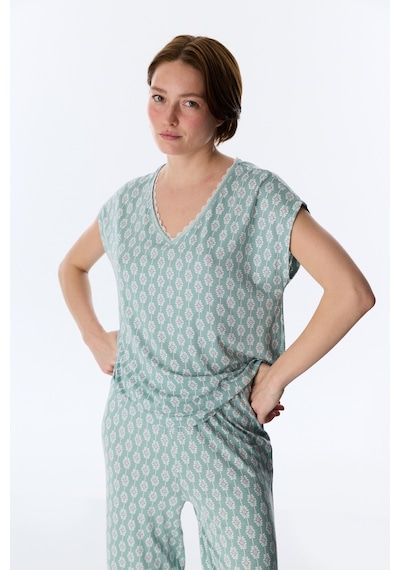 Penti Açık Yeşil Alia Green Kapri Pijama Takımı
