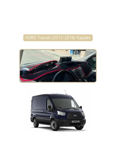 Ford Transit 2013-2018 Kapaklıtorpido Koruma Halısı Bej Kenar
