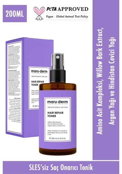 Maruderm Onarıcı Saç Bakım Toniği 200 ML