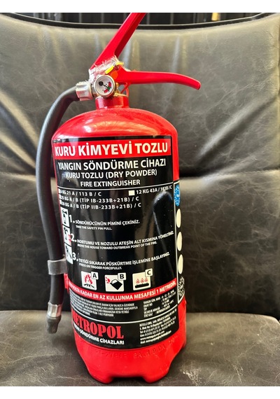Sun Yangın 6 Kg Yangın Tüpü Kkt Abc