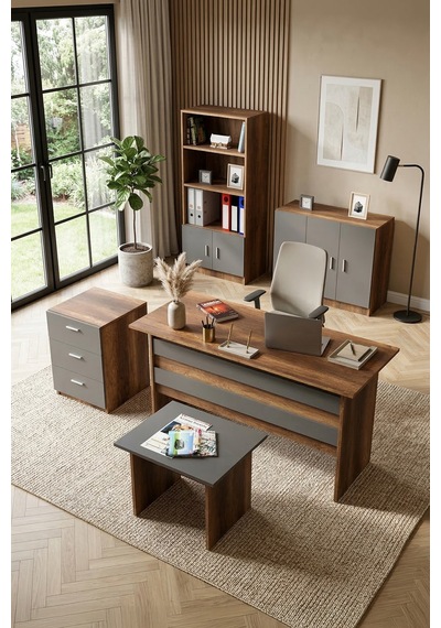 Yurudesign Vario ABCDE Ofis Büro Masa Takımı VO14-BA Barok-Antras