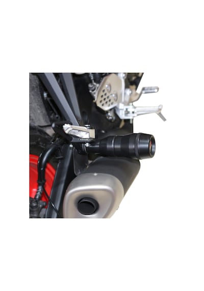 GP Kompozit Yamaha MT-25 2015-2023 Uyumlu Egzoz Koruma Takozu Siyah