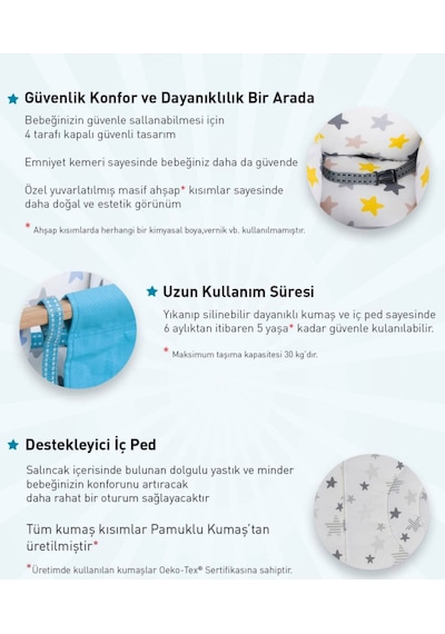 Holmen Kırmızı Şelale Bebek Salıncak 7695109211108