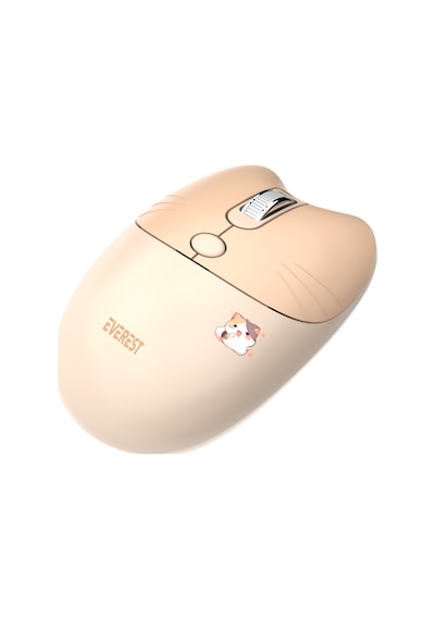 Everest KM-6285 Catty Mini Wireless - Bluetooth Kablosuz Ultra Sessiz Özel Tasarımlı Q Klavye & Mouse Set