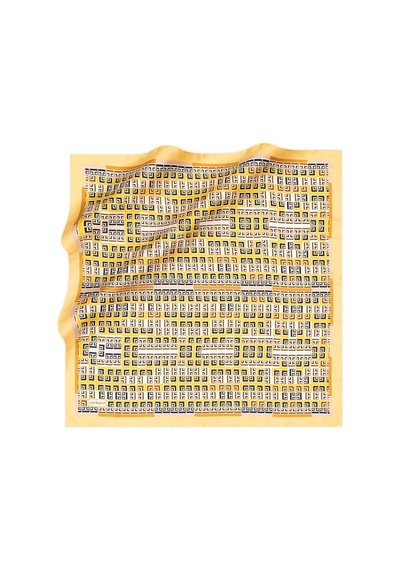 Cacharel Sarı 90x90 İpek Twill Eşarp Sarı sarı