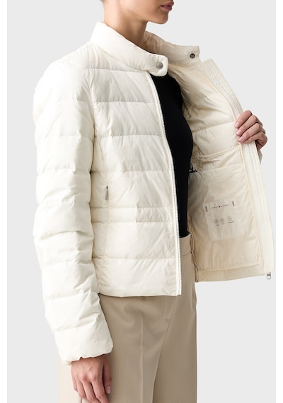 Tommy Hilfiger Kapitoneli Su İtici Dik Yaka Mont Kadın Mont Ww0ww51094 Ya8 Beyaz