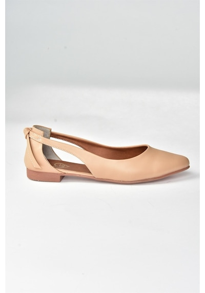 Fox Shoes Ten Kadın Babet H726324009 Ten Ten Rengi
