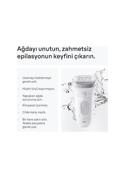 Braun Silk Épil 7 Epilatör, Islak Ve Kuru, Kalıcı Pürüzsüz Cilt, 7-041