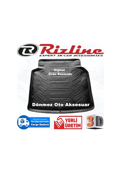 Toyota Uyumlu Avensis 3D Bagaj Havuzu Paspası 2003 - 2008 Arası Rizline N11.11058