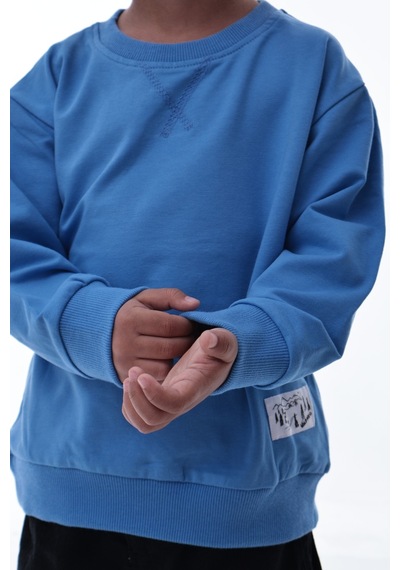 Erkek Çocuk Sarı Sweatshirt %100 Pamuk, Yumuşak Kumaş, Rahat Kalıp, Günlük Spor Stil Erntişört59. Mavi Erkek Çocuk Sarı Sweatshirt %100 Pamuk, Yumuşak Kumaş, Rahat Kalıp, Günlük Spor Stil Erntişört59. Mavi
