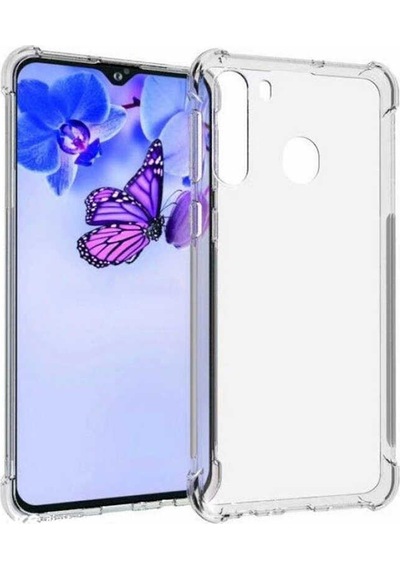 Samsung Uyumlu Galaxy A21 Kılıf Zore Nitro Anti Shock Silikon Renksiz