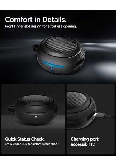 Audio Tws S10 Kulaklık Kılıfı Ekstra Dayanıklı Kılıf Rugged Armor Hava Kanalı Teknolojisi Askeri Sınıf Kor