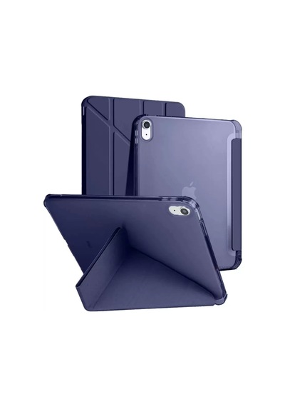 Apple Uyumlu İpad 2025 10.9 10.nesil A16 Kılıf Kalemlikli Mars Tablet Kılıfı - Lacivert Diğer
