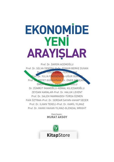 Ekonomide Yeni Arayışlar
