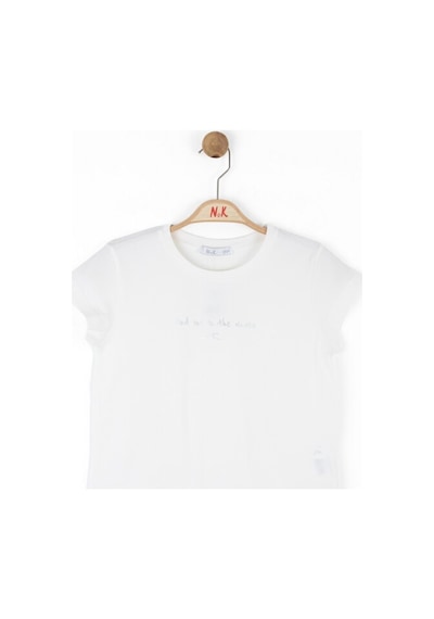 Xo Kids Kız Çocuk Tişort 8-14 Yaş 38373 Ekru