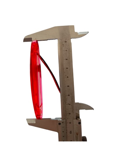 Kırmızı Parmak Led Dorse Lamba 3 Ledli 9cm 12-24v