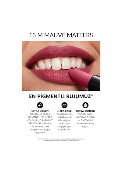Avon Ultra Mat Ruj Mauve Matters