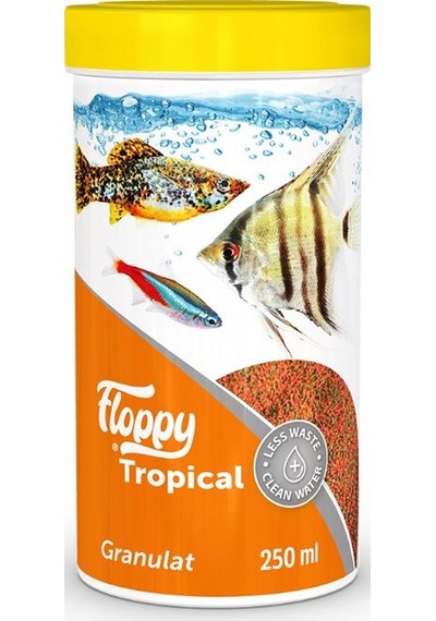 Floppy Tropical Granulat Balık Yemi 250 Ml