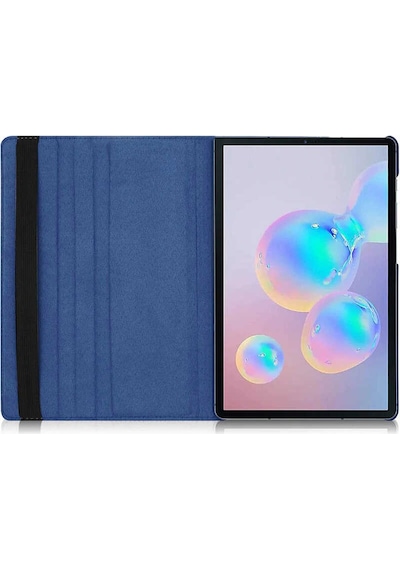 Goocamp Galaxy Tab S7 T870 Uyumlu Dönebilen Standlı Kılıf-lacivert Tablet Kılıfı