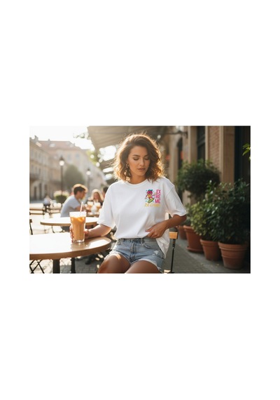Urbantrendstore Unisex Baskılı Casual Tatil İçin Sade Basic Yazlık Beyaz Tshirt Oversize Fit Rahat Geniş Salaş T-shirt Günlük Tişört