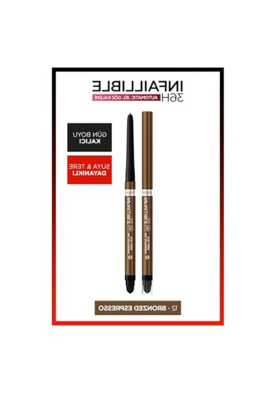 Suya Dayanıklı Göz Kalemi - 12 Bronzed Espresso 00