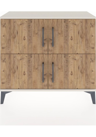 Arges Şifonyer 3 Raflı 4 Kapaklı 88x30x80 Aytaşı-çam Aytaşı