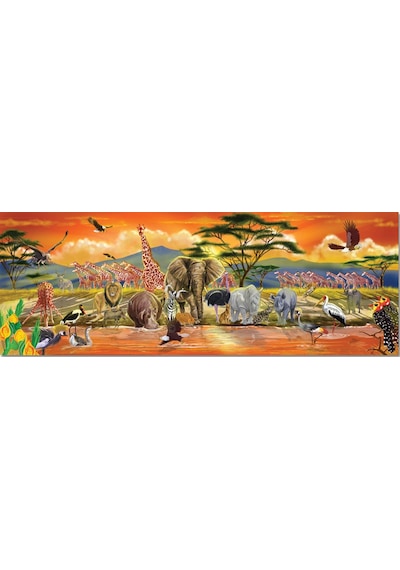 Melissa And Doug Dev Yer Yapbozu - Safari (100 Parça)
