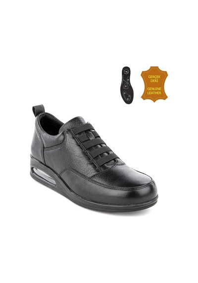 Muya Hanka Airmax-6 Nokta Anatomik Kadın Ayakkabı Siyah Siyah