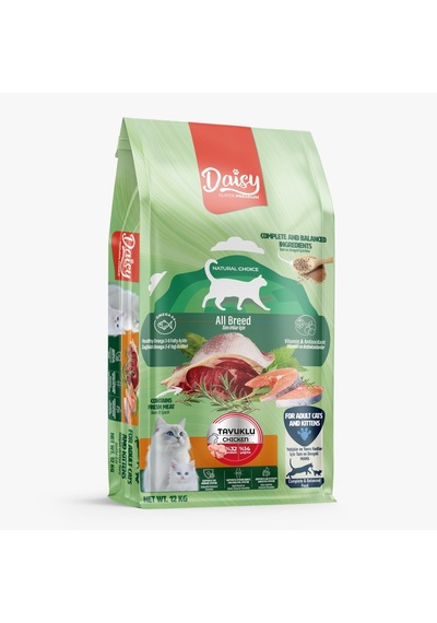 Daisy Premium Tavuklu Yetişkin Kedi Maması 12 Kg
