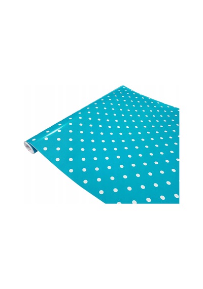 D-c-fix 276-0628 Turkuaz Puantiye Dekoratif Yapışkanlı Folyo 45 Cm X 2 Mt