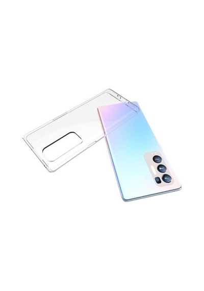 Oppo Uyumlu Reno 5 Pro 5G Kılıf Zore Süper Silikon Kapak-Renksiz