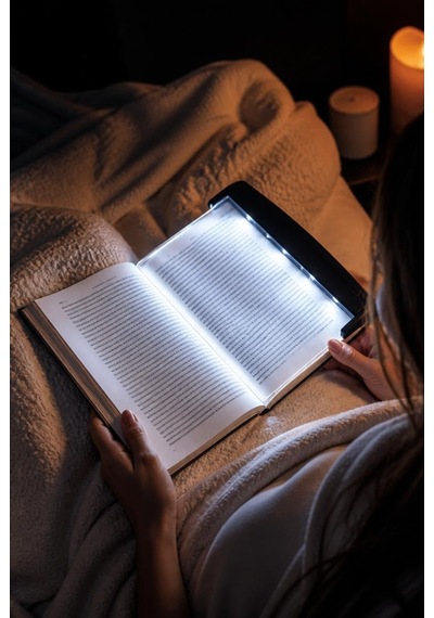 Lexroo Led Kitap Okuma Işığı, Kitap Arasına Yerleştirilebilir İnce Okuma Lambası Çok Renkli
