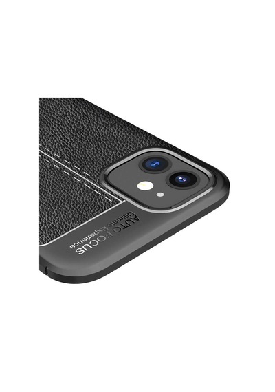 Apple Uyumlu iPhone 12 Mini Kılıf Deri Tarzı Niss Silikon Case
