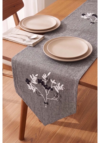 Silvara Kasso Punch İşlemeli Runner 35x110 Cm Çok Renkli
