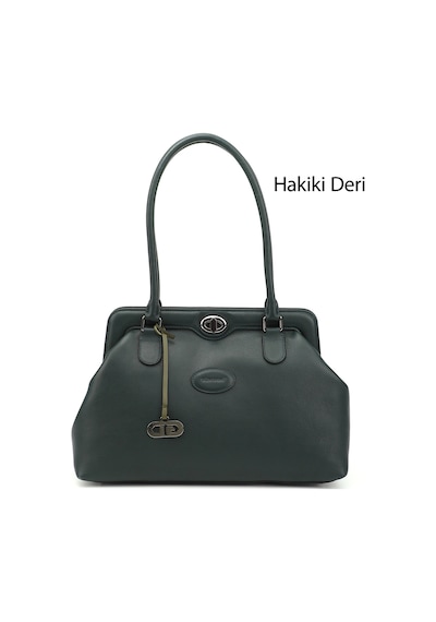 Gönderi R Kadıın Haki Antik Hakiki Deri El Ve Omuz Çantası Ddzw002b8397 Haki