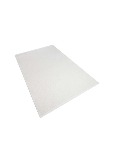 Geometrik Abstract Desenli Prato İpeksi Lüks Viskon Halı Pr08 Gri Beyaz