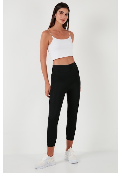 Lela Yüksek Bel Toparlayıcı Slim Fit Esnek Bayan Tayt 5865659 Siyah Lela Yüksek Bel Toparlayıcı Slim Fit Esnek Bayan Tayt 5865659 Siyah