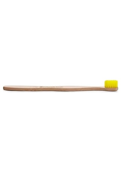 The Humble Co. The Humble Co Bambu Diş Fırçası Yetişkin Sensitive Ultra Yumuşak Sarı Açık Ahşap