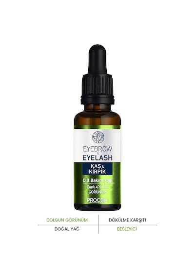 Procsın Dolgunlaştırıcı Ve Kaş Kirpik Bakım Yağı 20 ML