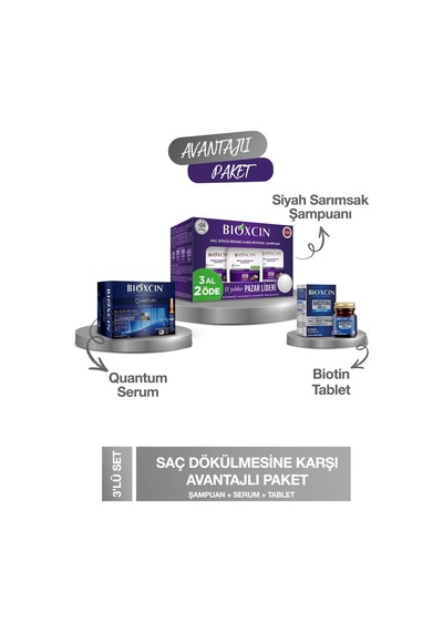 Sarımsak Saç Dökülmesin Karşı Avantajlı Paket
