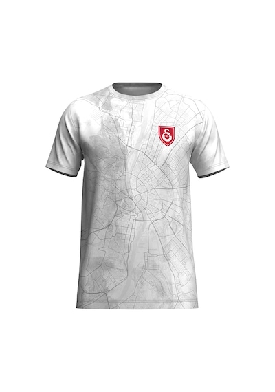 Gsstore Galatasaray Sallai Design Fc T-shirt E241315 Beyaz
