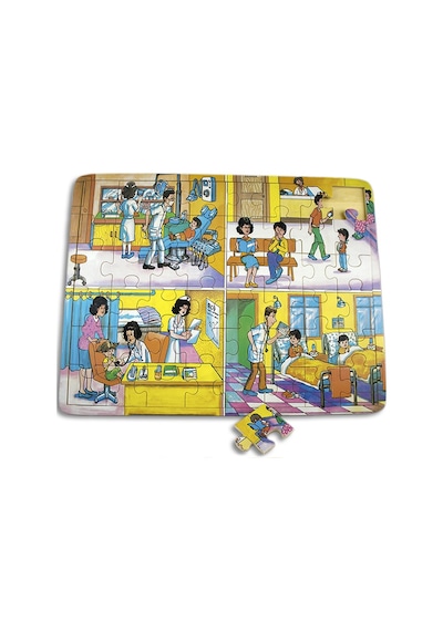 Ahşap Yapboz Puzzle Pazıl Günlük Yaşam