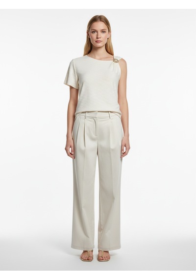 Xint Bej Doğal Akışlı Oversize Pantolon 201320