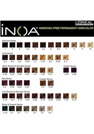 İnoa Saç Boyası No: 1 Siyah 60 Ml
