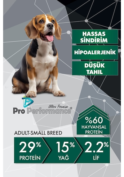 Pro Performance Kuzu Etli Küçük Irk Yetişkin Köpek Maması 12 KG