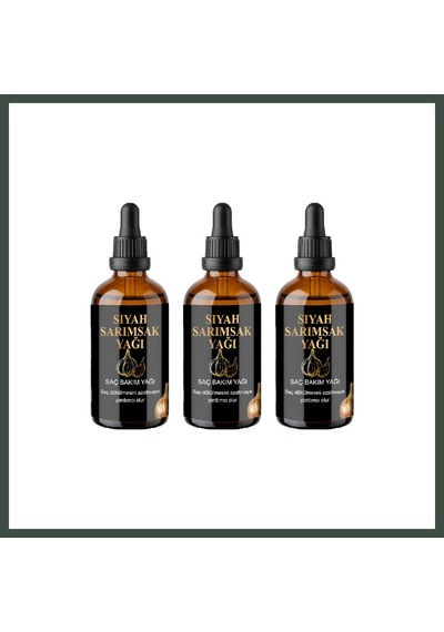 Bezos Siyah Sarımsak Ve Pirinç Suyu Saç Serumu 50 Ml 3 Adet - Sülfatsız, Parabensiz Nhr