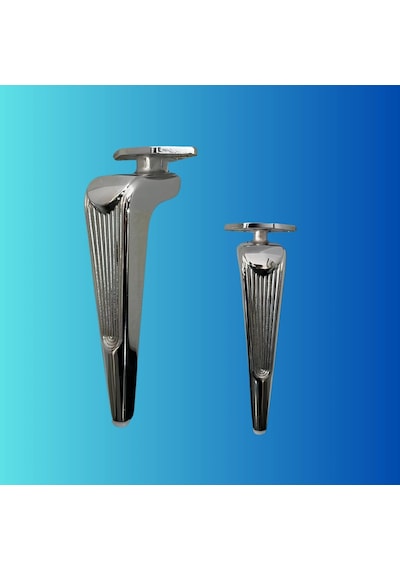 16 Cm Metal Klas Koltuk Ayağı Mobilya Ayağı Ünite Ayağı Konsol Ayağı Puf Berjer Ayağı Krom