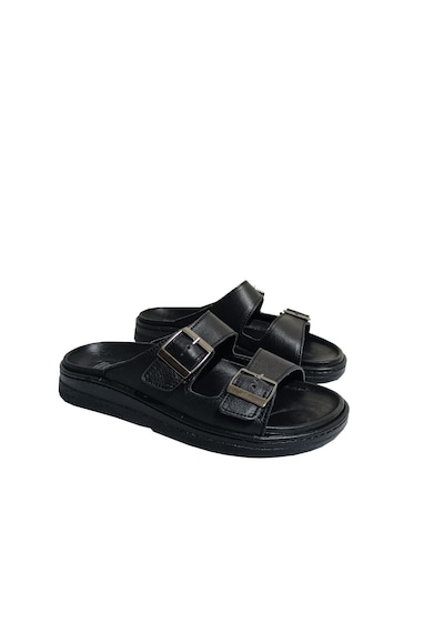 Ortopedik Tabanı Çıkan Hakiki Deri Terlik Düz Taban Topuk Dikeni Nasır Plantar Fasiit Halluks Valgus Siyah Ortopedik Tabanı Çıkan Hakiki Deri Terlik Düz Taban Topuk Dikeni Nasır Plantar Fasiit Halluks Valgus Siyah