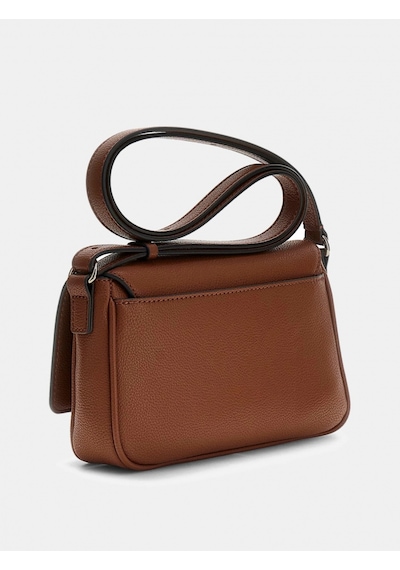 Guess Isola Dönüştürülebilir Kapaklı Çapraz Askılı Kadın Kahverengi Omuz Çantası Hwbg9905210-cog